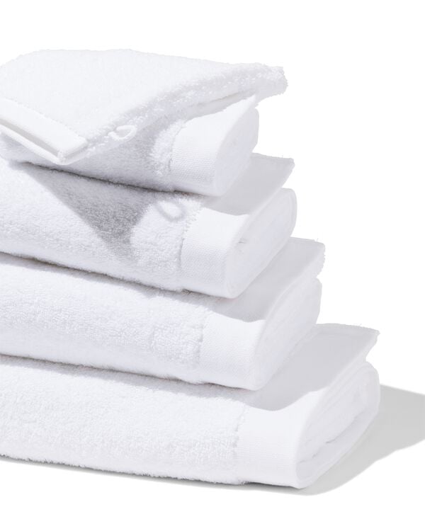 serviettes de bain - hôtel extra doux blanc blanc - 1000015150 - HEMA