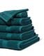 serviettes de bain - qualité épaisse vert foncé vert foncé - 1000015170 - HEMA