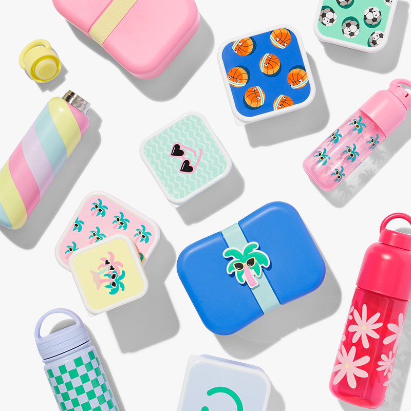 gourdes et lunch boxes